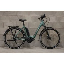 Raleigh Motus Low Step Hybrid E-Bike — rear wheel damaged